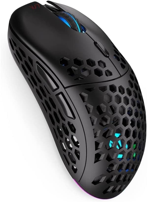 Endorfy LIX - Mus - optisk - 6 knapper - trådløs - 2.4 GHz - USB trådløs mottaker - svart - løsvekt
