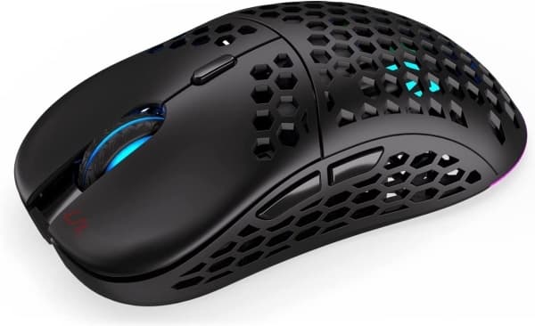 Endorfy LIX - Mus - optisk - 6 knapper - trådløs - 2.4 GHz - USB trådløs mottaker - svart - løsvekt
