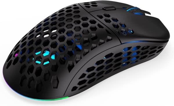 Endorfy LIX - Mus - optisk - 6 knapper - trådløs - 2.4 GHz - USB trådløs mottaker - svart - løsvekt