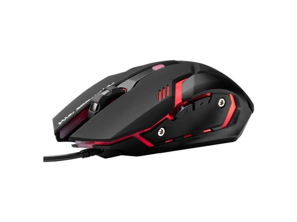 Snakebyte SB913662, Ambidextrous, Optisk, USB Type-A, 2400 DPI, Svart