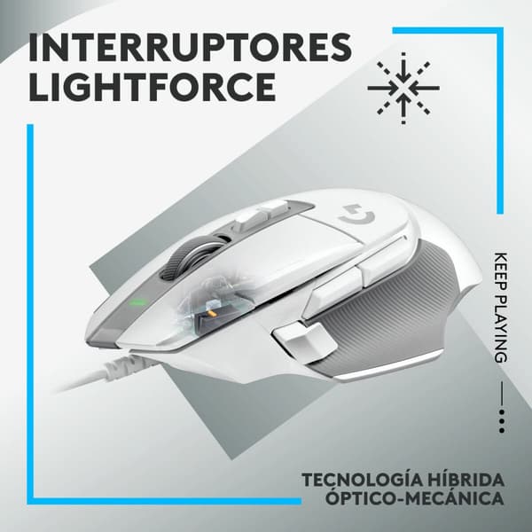 Mus Logitech G502 X Hvid