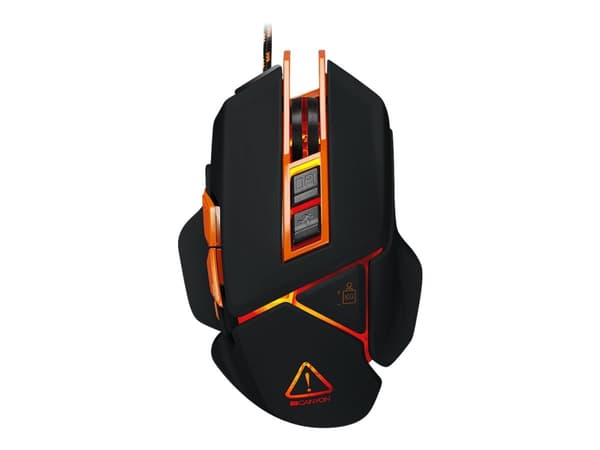 Canyon Hazard, Optisk, USB Type-A, 6400 dpi, Lajittelu musta