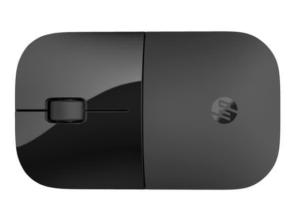 HP Z3700 - Mus - optisk - 3 knapper - trådløs - Bluetooth 5.0, 2.4 GHz - USB trådløs mottaker - svart