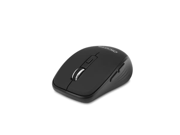 DICOTA Travel - Hiiri - vasen- ja oikeakätinen - 5 painiketta - langaton - Bluetooth - musta