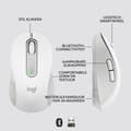 Miniatyrbild 5 av 7: Logitech Signature M650 L Trådlös mus 2000 DPI, vit