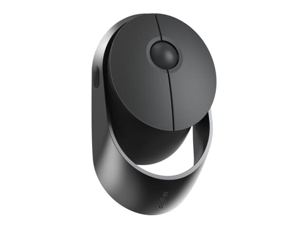 Rapoo Ralemo Air 1 - Mus - multi-mode - optisk - 3 knappar - trådlös - Bluetooth 3.0, Bluetooth 5.0, 2.4 GHz - trådlös USB-mottagare - svart