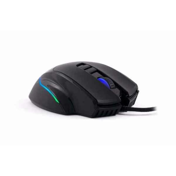 Gaming-mus CoolBox ProSwap Sort modulær RGB