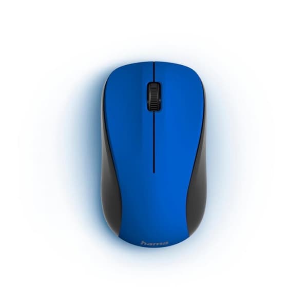 Hama Optical Dr. Mus med 3 knappar MW-300 V2 Tyst USB-mottagare Bl