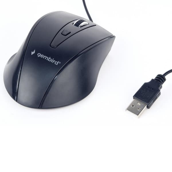 Gembird Gmb Mus Wired Black 4b-02 Svart