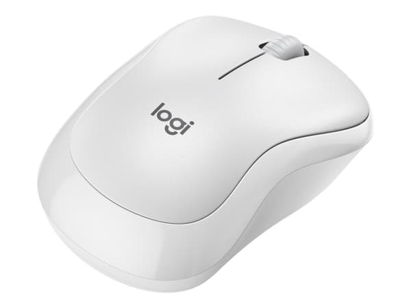 Logitech M240 Silent - Mus - høyre- og venstrehåndet - optisk - 3 knapper - trådløs - Bluetooth - elfenbenshvit