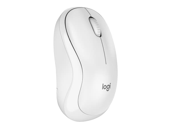 Logitech M240 Silent - Mus - høyre- og venstrehåndet - optisk - 3 knapper - trådløs - Bluetooth - elfenbenshvit Hvit