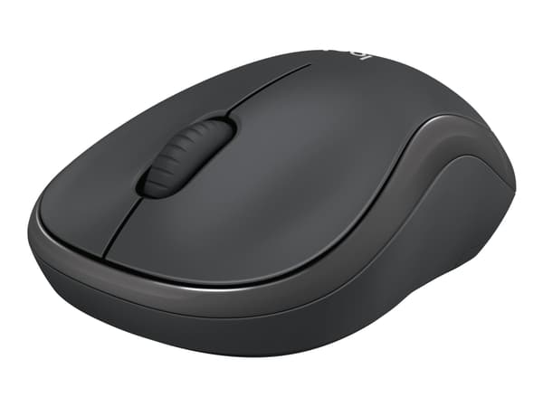 Logitech M240 Silent - Mus - höger- och vänsterhänta - optisk - 3 knappar - trådlös - Bluetooth - grafit