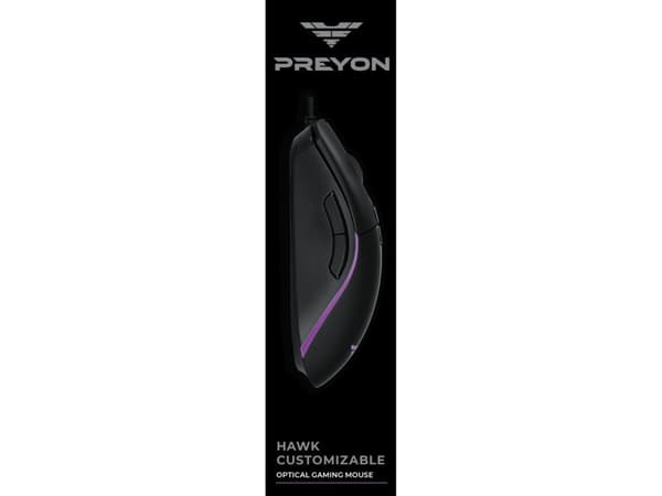 PREYON Hawk gamingmus (utbytbara delar) | 12400 DPI