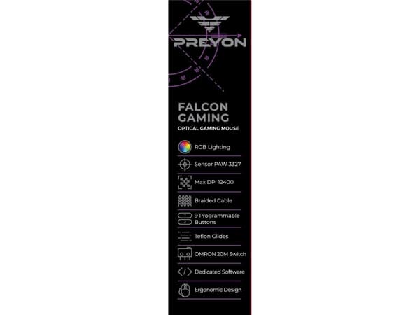 PREYON Falcon Gaming Mouse (PFG27B)