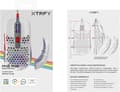 Miniatyrbild 5 av 10: Xtrfy M42. Formfaktor: Ambidextrous. Rörelsedetekteringsteknik: Optisk, Enhetsgränssnitt: USB Typ-A, Rörelseupplösning: 16000 DPI, Knapptyp: Tryckta k
