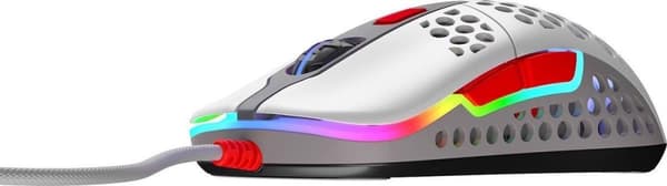 Xtrfy M42. Formfaktor: Ambidextrous. Rörelsedetekteringsteknik: Optisk, Enhetsgränssnitt: USB Typ-A, Rörelseupplösning: 16000 DPI, Knapptyp: Tryckta k