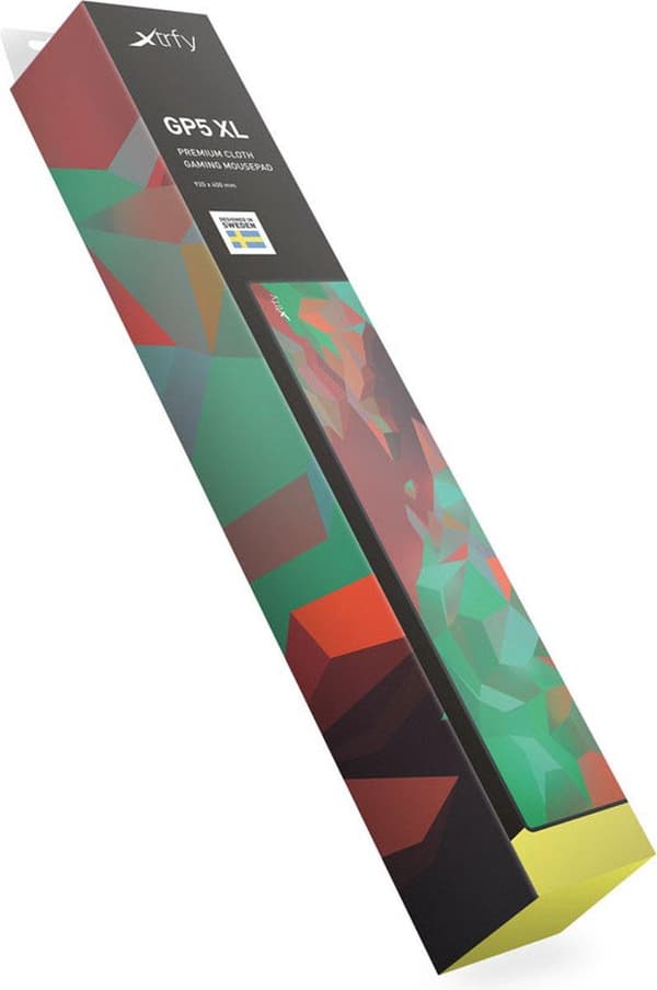 Xtrfy GP5 Litus XL -pelihiirimatto, punainen, nopea kangaspinta, liukumaton pohja, pestävä (GP5-XL-LITUS-PUNAINEN)