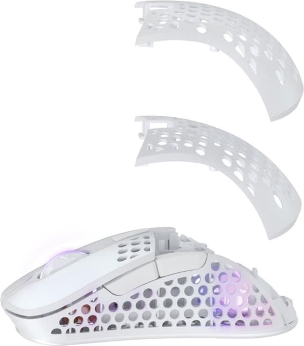 Xtrfy M4 RGB. Liikkeentunnistustekniikka: Optinen, Laitteen käyttöliittymä: Langaton RF, Liikeresoluutio: 19000 DPI, Vasteaika: 1 ms, Painikkeiden tyy