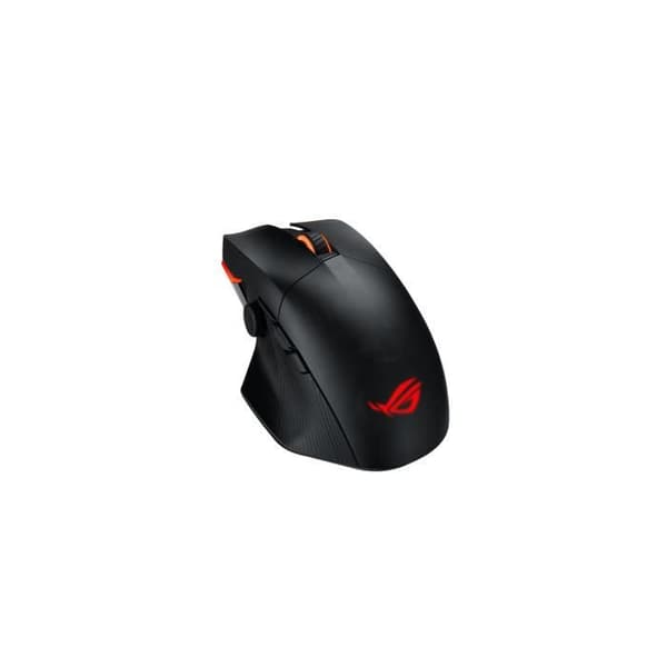 Trådlös mus - ASUS - ROG CHAKRAM X ORIGIN - Tri-mode - 11 programmerbara knappar - Avtagbar joystick Svart, Silver