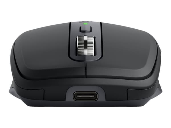 Logitech MX Anywhere 3S - Mus - optisk - 6 knapper - trådløs - Bluetooth - grafitt