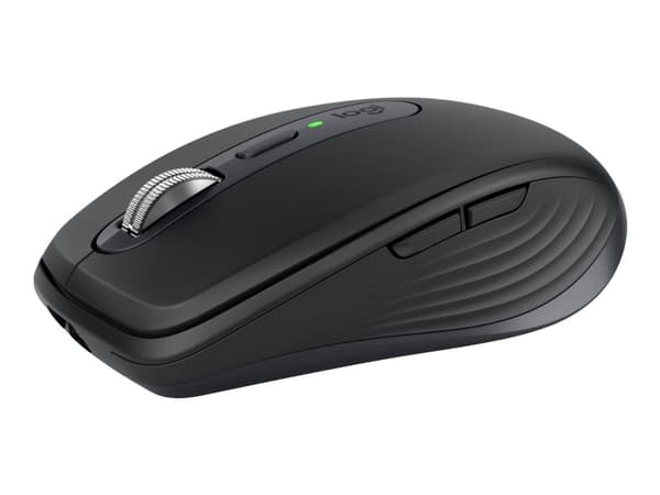 Logitech MX Anywhere 3S - Mus - optisk - 6 knapper - trådløs - Bluetooth - grafitt