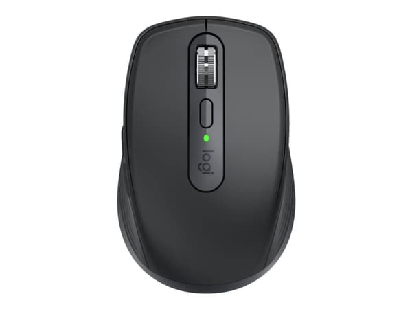 Logitech® | MX Anywhere 3S (för företag) - Mus - laser - 6 knappar - trådlöst - Bluetooth, 2,4 GHz - trådlös mottagare - Grafit