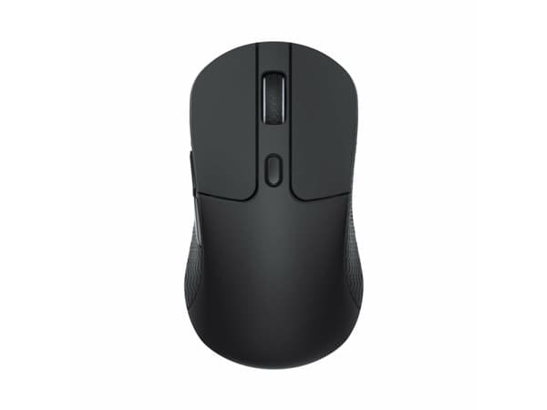 Keychron M3 - Mus - ergonomisk - optisk - 5 knappar - trådlös, kabelansluten - 2.4 GHz, USB-C, Bluetooth 5.1 - vit