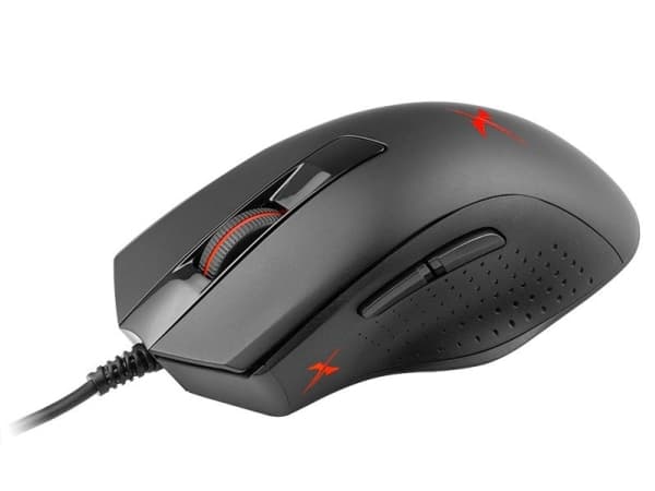 BLOODY X5 Max, Ambidextrous, USB Type-A, 10000 DPI, Svart