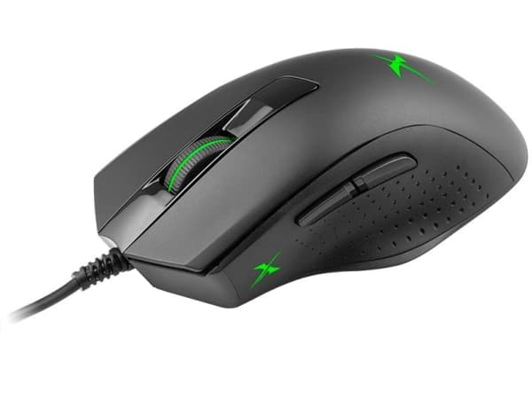 BLOODY X5 Max, Ambidextrous, USB Type-A, 10000 DPI, Svart