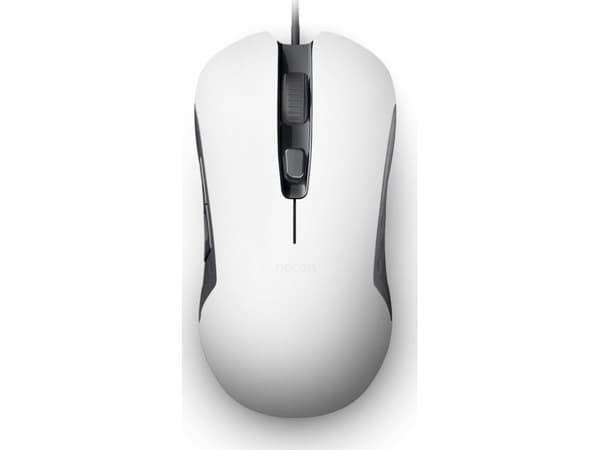 NACON GM-110, Ambidextrous, Optisk, USB Type-A, 2400 DPI, Vit