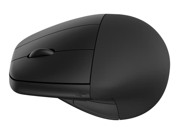 HP 920 - Mus - ergonomisk - 6 knappar - trådlös - 2.4 GHz, Bluetooth 5.3 - trådlös USB-mottagare - svart
