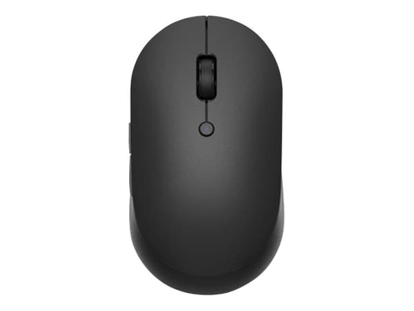 Xiaomi MI Dual Mode - Silent Edition - mus - optisk - 5 knappar - trådlös - 2.4 GHz, Bluetooth 4.2 LE - trådlös USB-mottagare - svart