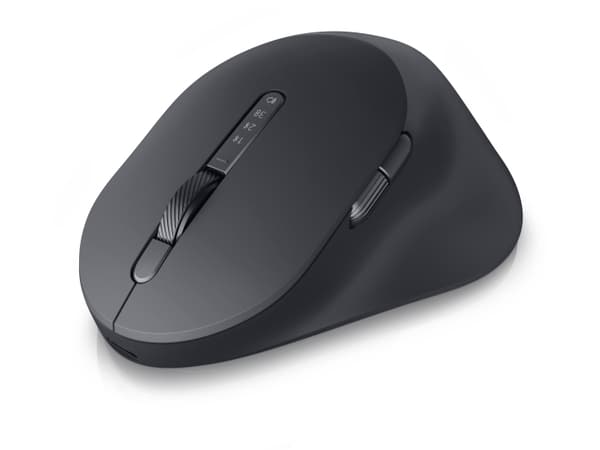 Dell Premier MS900 - Mus - 7 knappar - trådlös - 2.4 GHz, Bluetooth 5.1 - trådlös USB-mottagare - grafit - med 3 års avancerad utbytesservice