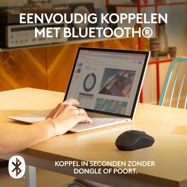 Logitech M240 Mus Ambidextrous Bluetooth (910-007119)
