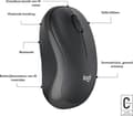 Miniatyrbild 5 av 8: Logitech M240 Mus Ambidextrous Bluetooth (910-007119)