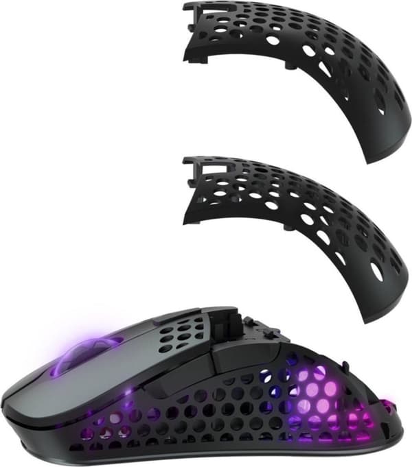 Xtrfy M4 trådløs RGB Gaming-mus - sort