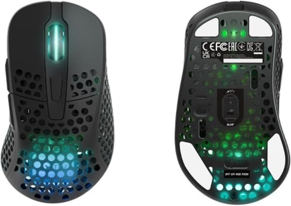 Xtrfy M4 trådløs RGB Gaming-mus - sort
