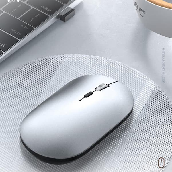 T-WOLF X2 genopladelig 2.4G+Bluetooth trådløs mus til pc