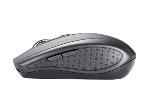 Deltaco MS-809, Ambidextrous, RF Wireless, 1600 DPI, Black