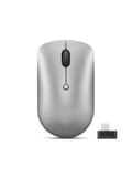 Pikkukuva 2 / 6: Lenovo - hiiri - kompakti - oikea- ja vasenkätinen - optinen - 4 painiketta - langaton - 2,4 GHz - langaton USB-C-vastaanotin - pilvenharmaa - ruskea