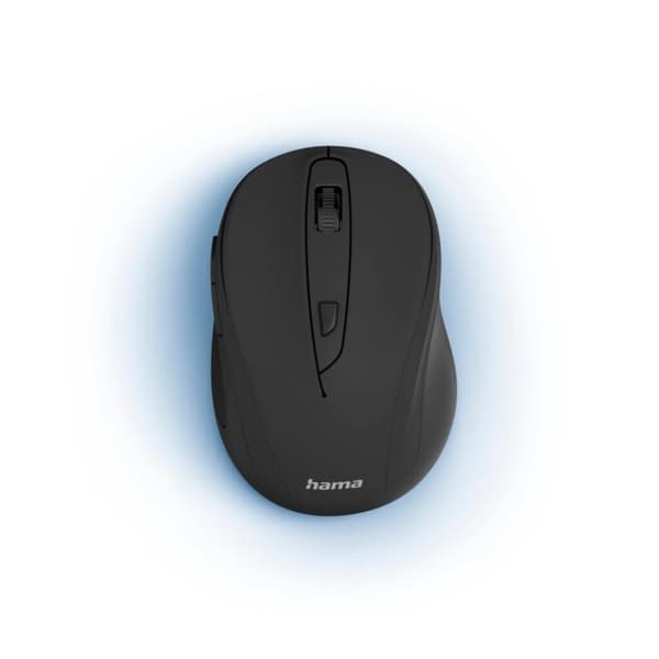 Hama Optical Draadloze Muis Met 6 knoppar MW-400 V2 Ergo. USB ont. Svart