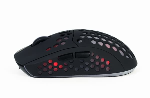 Gembird MUSG-RAGNAR-WRX500 - Mus - ergonomisk - optisk - 6 knappar - trådlös - 2.4 GHz - trådlös USB-mottagare - presentask med transparent fönster