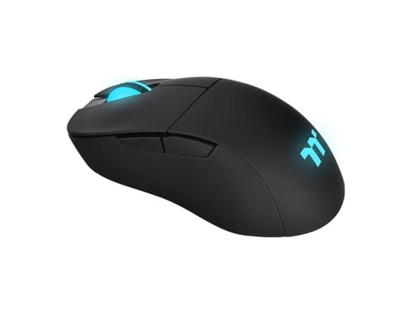 Thermaltake GMO-DMS-HYOOBK-01, Oikeakätinen, Optinen, RF Wireless + Bluetooth, 19000 DPI, Musta