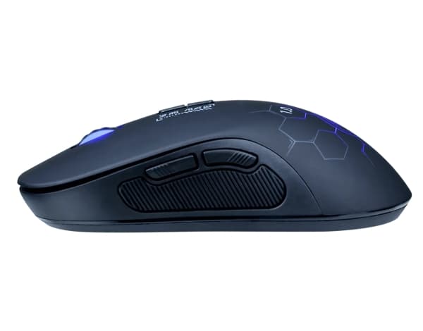 NACON PCGM-180, högerhand, Optisk, RF Trådlös, 2200 DPI, Svart
