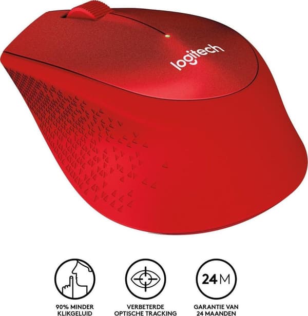 Hiiri Logitech M330 Silent Plus Red