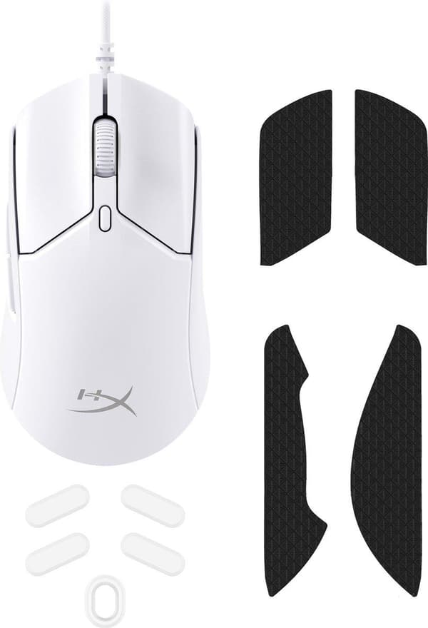 HyperX Pulsefire Haste 2 langallinen pelihiiri, valkoinen (6N0A8AA)
