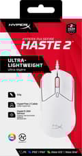 Pikkukuva 6 / 11: HyperX Pulsefire Haste 2 langallinen pelihiiri, valkoinen (6N0A8AA)
