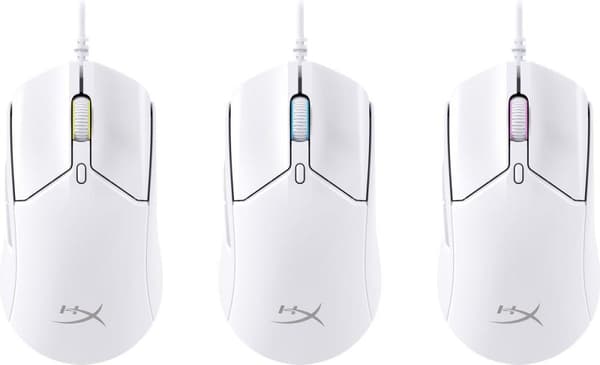 HyperX Pulsefire Haste 2 langallinen pelihiiri, valkoinen (6N0A8AA)