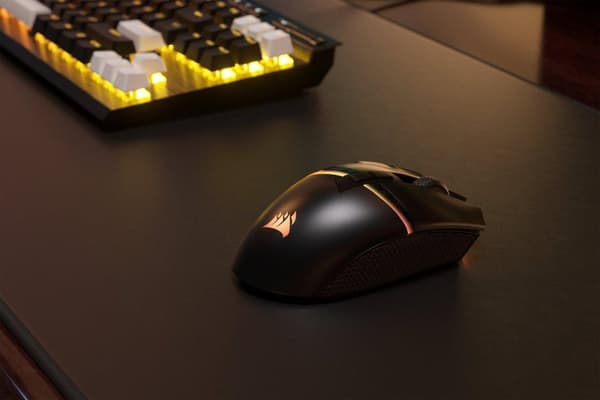 Corsair Darkstar Wireless Gaming Mouse - trådløs MMO/MOBA gaming mus med 15 programmerbare knapper og 2000 Hz Hyper Polling (CH-931A011-EU)