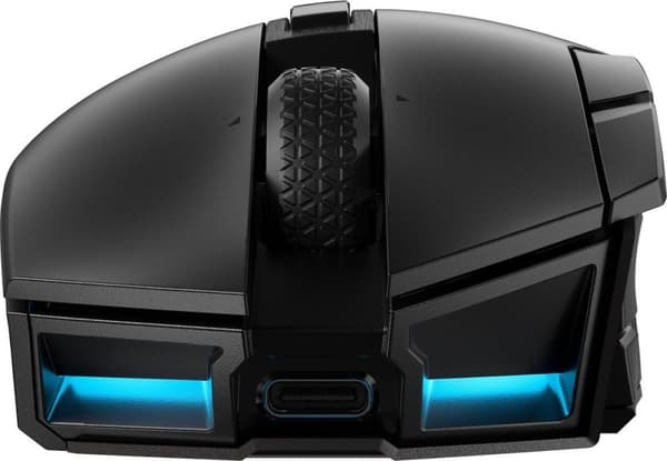 Corsair Darkstar Wireless Gaming Mouse - trådløs MMO/MOBA gaming mus med 15 programmerbare knapper og 2000 Hz Hyper Polling (CH-931A011-EU)